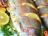 Whole Baked Trout