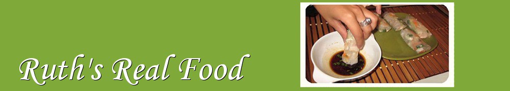 Very Good Recipes - Ruth's Real Food