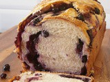Blueberry-Stuffed Sally Lunn Bread (Mixed in a Bread Machine)