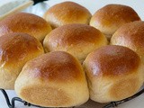 White Whole Wheat Dinner Rolls + a Video Tutorial About Shaping Rolls
