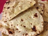 Coriander Nan ( Indian flat bread )