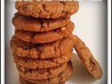 Whole wheat & Oats Almond butter cookies - Eggless