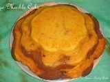 Mango chocolate marble cake – Eggless