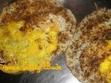 Muttai dosa / Egg with crushed pepper