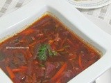 Classic Russian Borsch / Russian Beet Soup