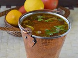 Elumichai Thakkali Rasam /எலுமிச்சை தக்காளி ரசம் / Lemon Tomato Rasam with out Tamarind and Dhal