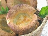 Popovers with Mint and Serrano pepper
