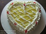 Vanilla Custard Cake with Pineapple Filling