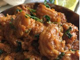 Spicy prawn curry