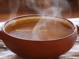 Carrot-wheat berry soup