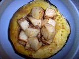 Apple-stuffed acorn squash