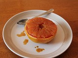 Brown sugar and ginger broiled grapefruit