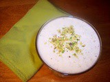 Salted pistachio lassi