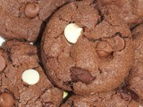 Triple chocolate chip chocolate cookies