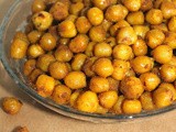 Turmeric and honey roasted chickpeas {and an Organic Turmeric giveaway}