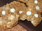 White chocolate pumpkin oatmeal cookies