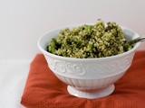 Pesto and Green Bean Quinoa