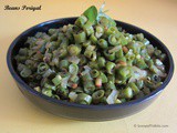 Beans Poriyal or French Beans Poriyal without Coconut