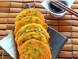 Korean Mung Bean Savory Pancake : Nokdujeon or Bindaetteok