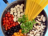 One Pot Mushroom Sausage Pasta | Easy & Quick Weeknight’s Spaghetti Recipe