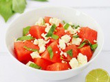 Basil, Watermelon and Feta Salad Recipe
