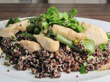 Black Quinoa and Chicken Salad