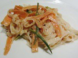 Cucumber and Noodle Salad with Peanut Butter Dressing
