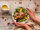Jerk Chicken Salad with Mango Dressing