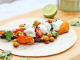 Spiced Roasted Chickpea Tacos