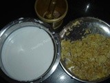 Banana with coconut milk (Konkani: Kele Hashale)