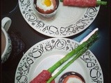 Crispy Asparagus soldiers with soft-boiled eggs