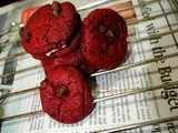 Red Velvet Choc Chip Cookies