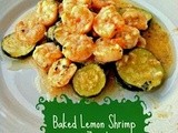 Baked Lemon Shrimp and Zucchini