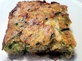 Baked Zucchini and Potato Kuku
