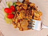 Cajun Eggs and Shrimp