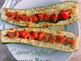 Caprese Stuffed Zucchini Boats