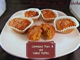 Caramelized Pear and Walnut Muffins