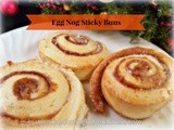 Egg Nog Sticky Buns