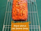 Maple Walnut Oat Banana Bread