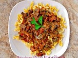 Mushroom Bacon Paprikash
