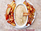 Red Skin Fries And Roasted Garlic Dipping Sauce