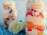 Strawberry Rhubarb Shortcake Parfait