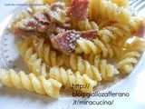 Fusilli alla carbonara di soppressata