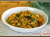 Carrot and Spring Onion Thoran