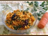 Carrot- Muringayila/ Drumstick Leaves Thoran