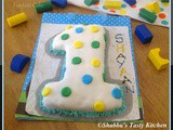 Funfetti Cake/ 1 Shaped Birthday Cake