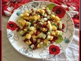 Pineapple, Cucumber and Pomegranate Salad