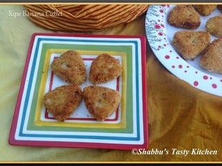 Ripe Banana Cutlet/ Sweet Cutlet
