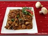 Mushroom- Spring Onion Masala