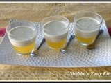 Passion Fruit Jelly Panna Cotta